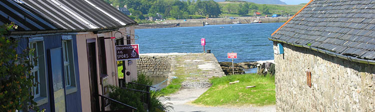 Shops at the old pier in Broadford